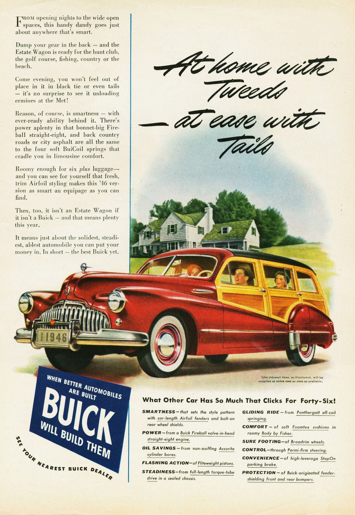 1946 Buick Auto Advertising